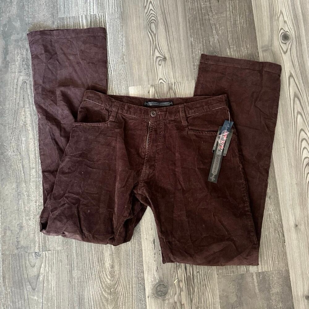 silent procession deadstock hot topic brown corduroy pants